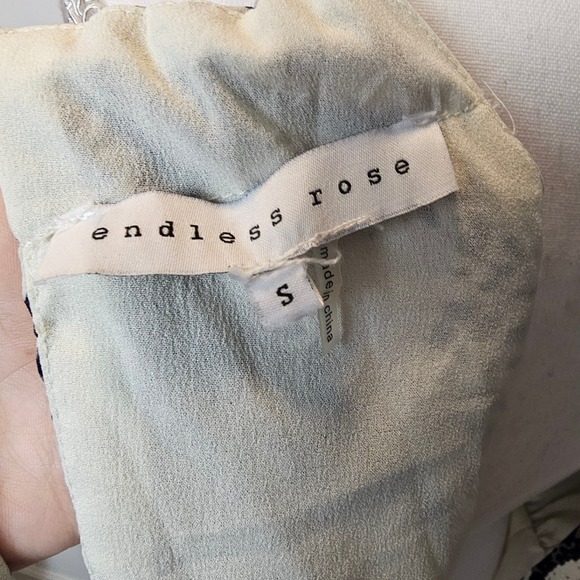 Endless Rose Halter Neck Tie Wide Leg Jumpsuit Snakeskin Size Small Pockets - Picture 9 of 9